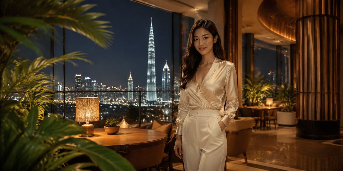 Suasana kasino hiburan moden di Kuala Lumpur